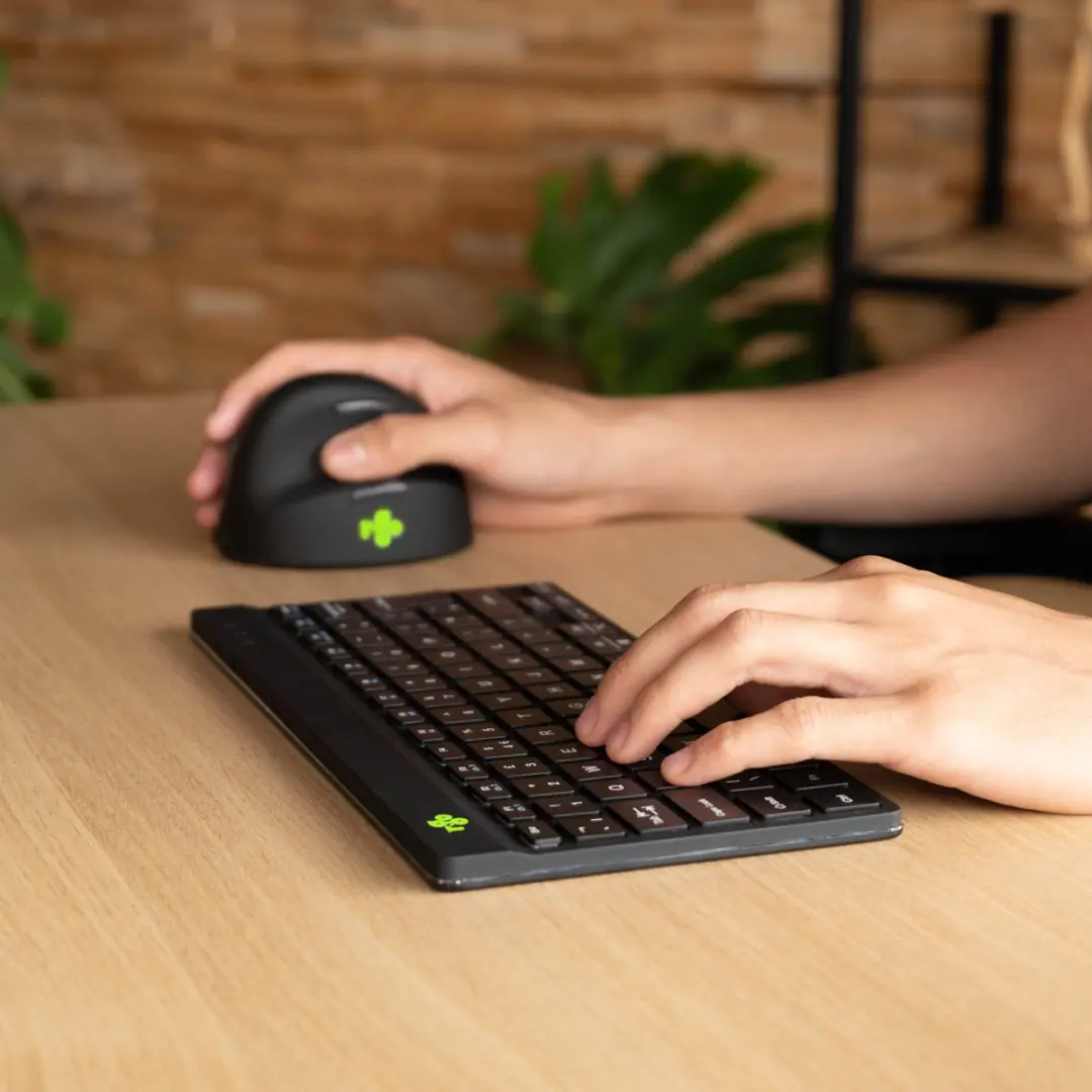 R-Go Compact Break Toetsenbord RGOCOBEWLBL - Bluetooth - AZERTY(BE) - Zwart