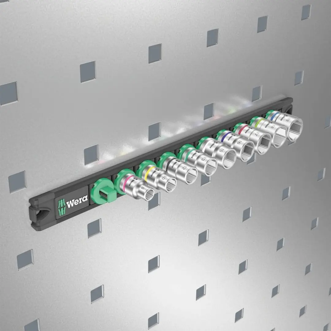 Wera B 4 Zyklop 05005430001 Dopsleutelset 9-delig - 3/8"