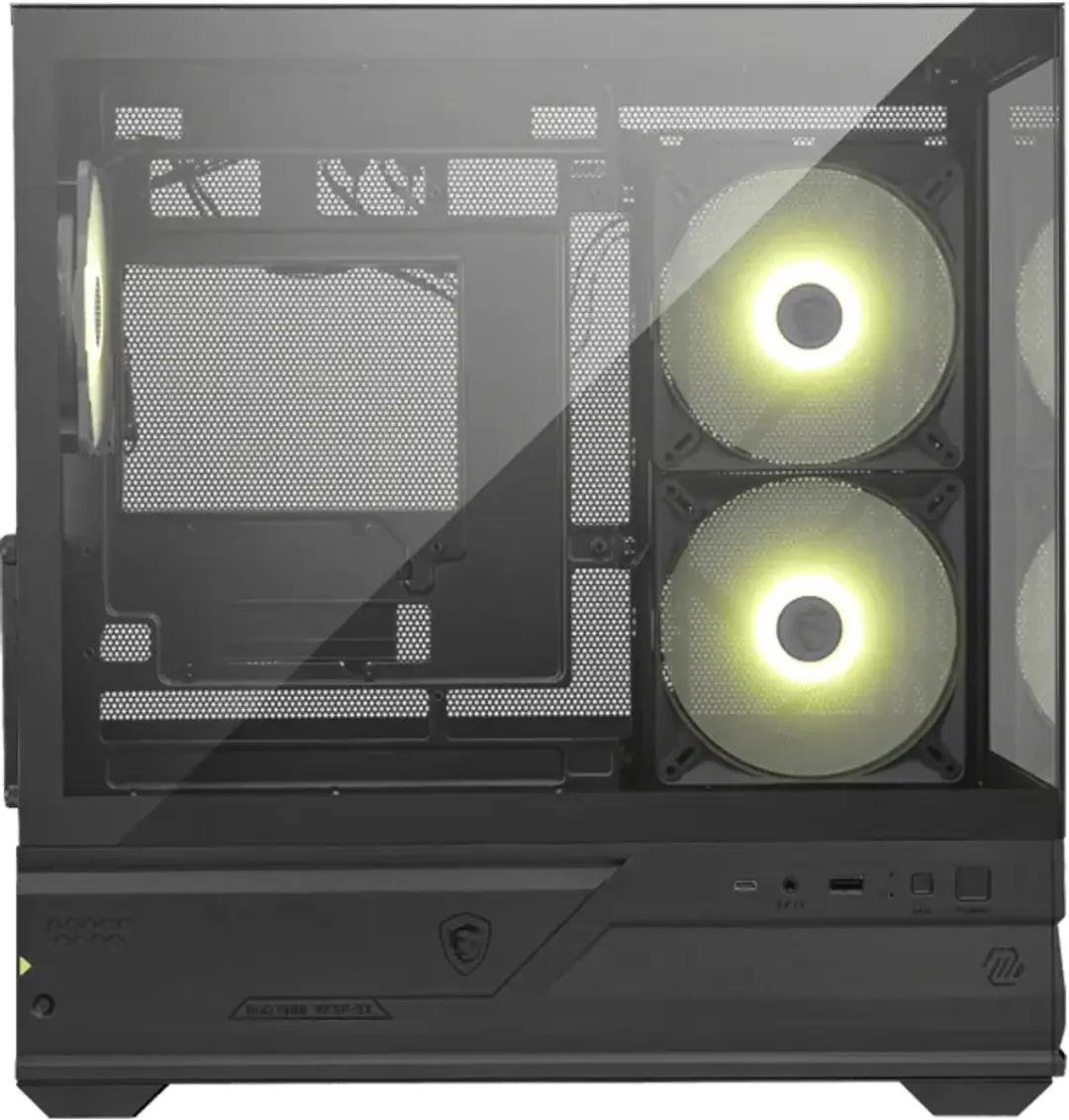 MSI MAG PANO M110R Mini Tower Behuizing - Zwart