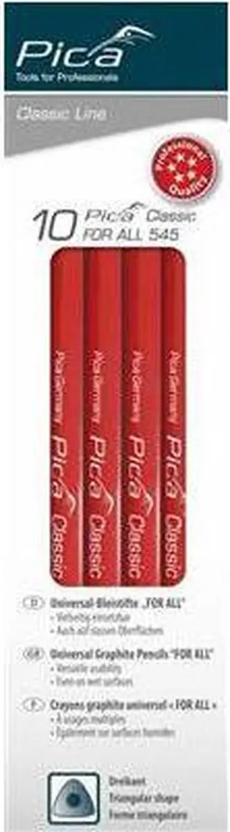 Pica Universeel Potlood Classic For All 545 - 10 Stuks