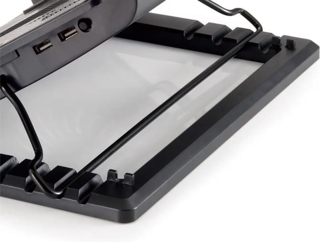Conceptronic CNBCOOLSTAND1F Opvouwbare Koelstand - 17 Inch - Zwart