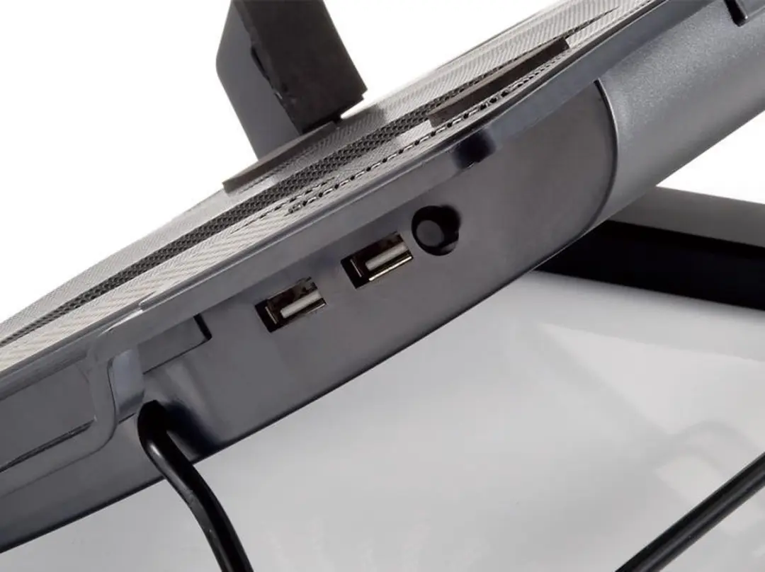Conceptronic CNBCOOLSTAND1F Opvouwbare Koelstand - 17 Inch - Zwart