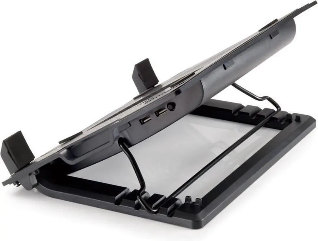 Conceptronic CNBCOOLSTAND1F Opvouwbare Koelstand - 17 Inch - Zwart