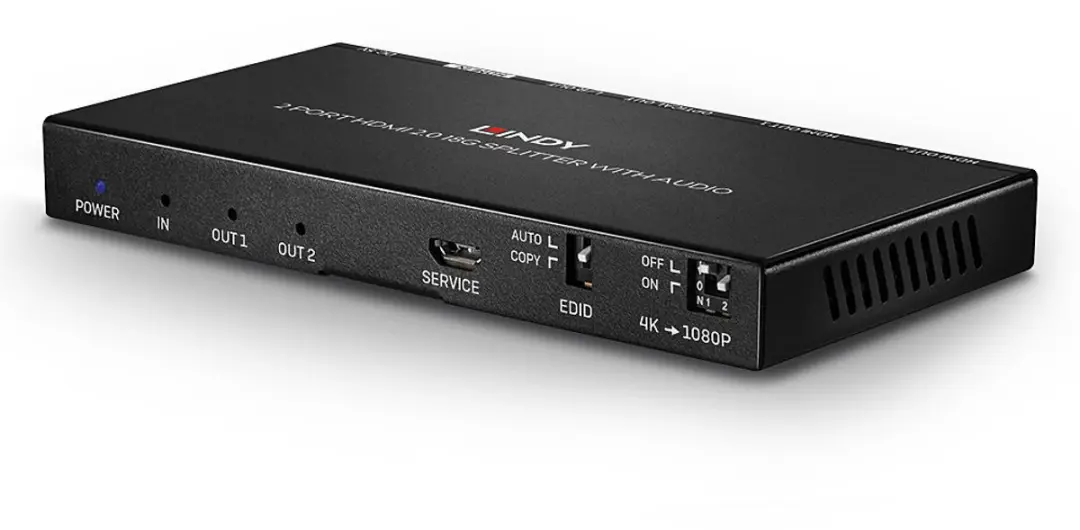 Lindy 38230 HDMI Video Splitter 2x HDMI - Zwart