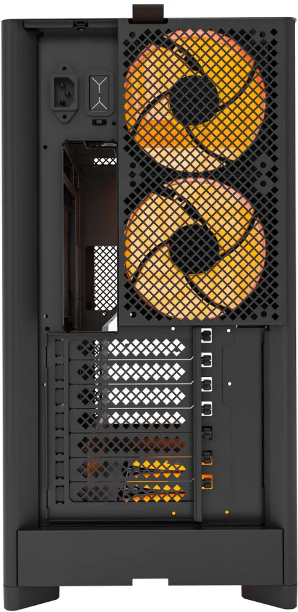 Montech HS02 PRO Midi Tower PC-behuizing - Zwart