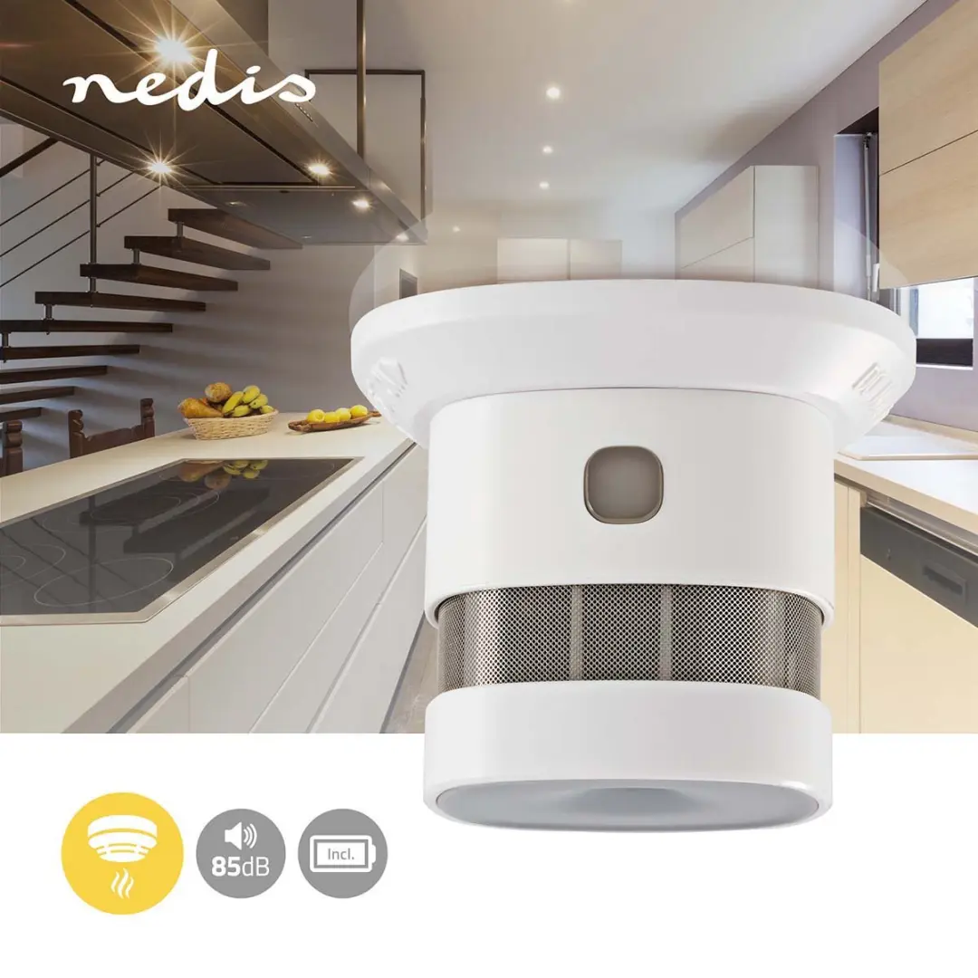 Nedis Rookmelder 10 Jaar Wit - 85 dB
