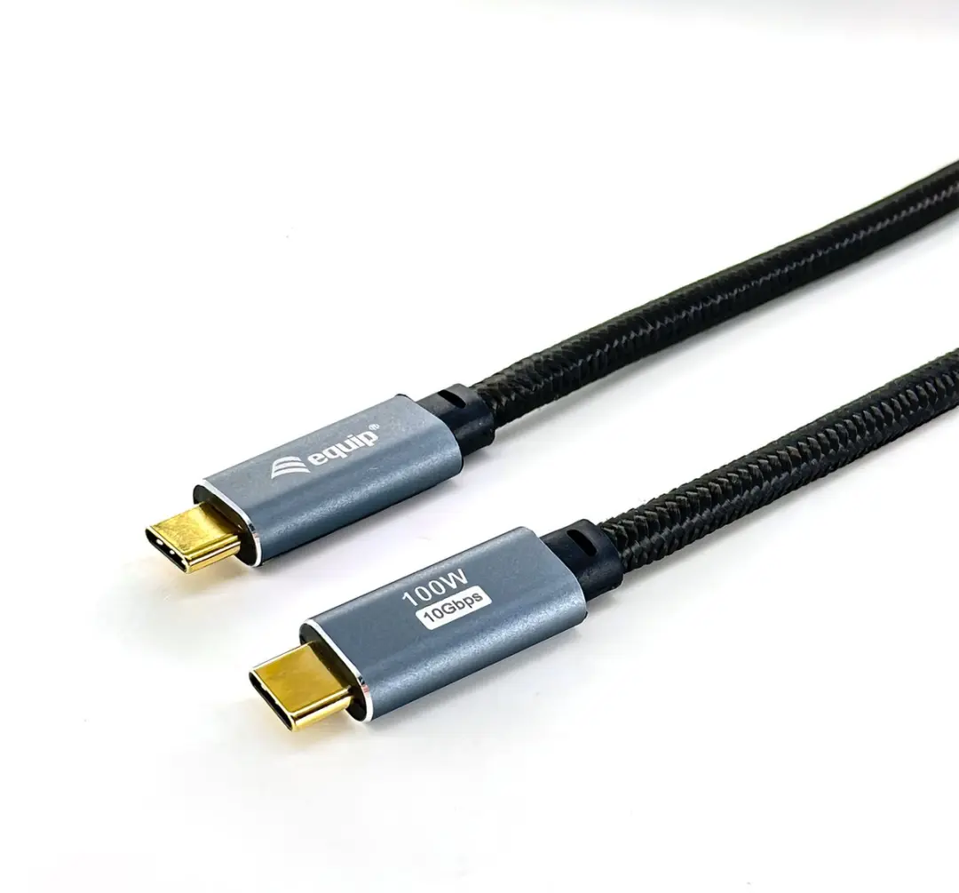 Equip USB-C Kabel 2m USB 3.2 Gen 2 - Zwart