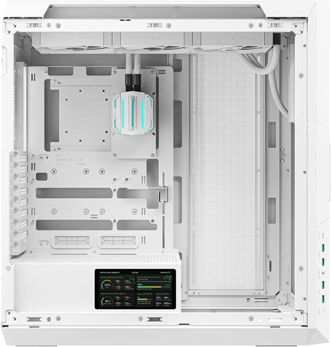 DeepCool GENOME III WH Full Tower PC - Wit