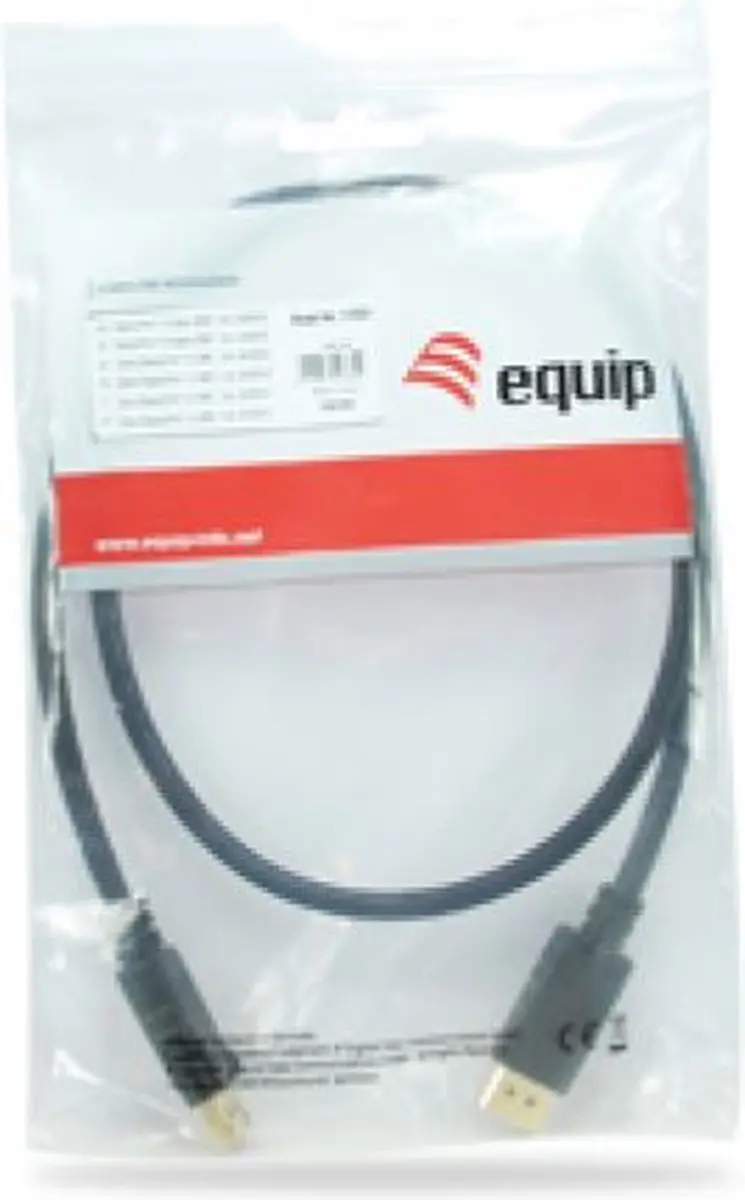 Equip 119255 DisplayPort Kabel 5m - Zwart