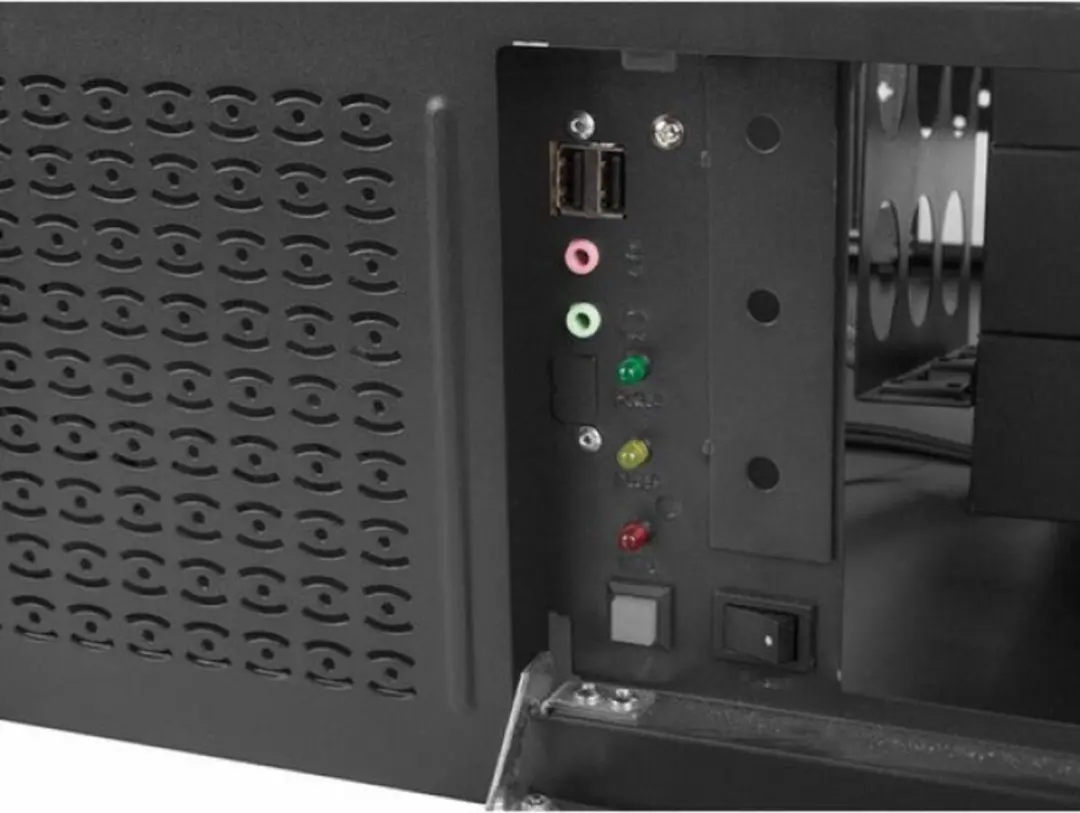 Lanberg SC01-4504-08B ATX Box 4U - Zwart