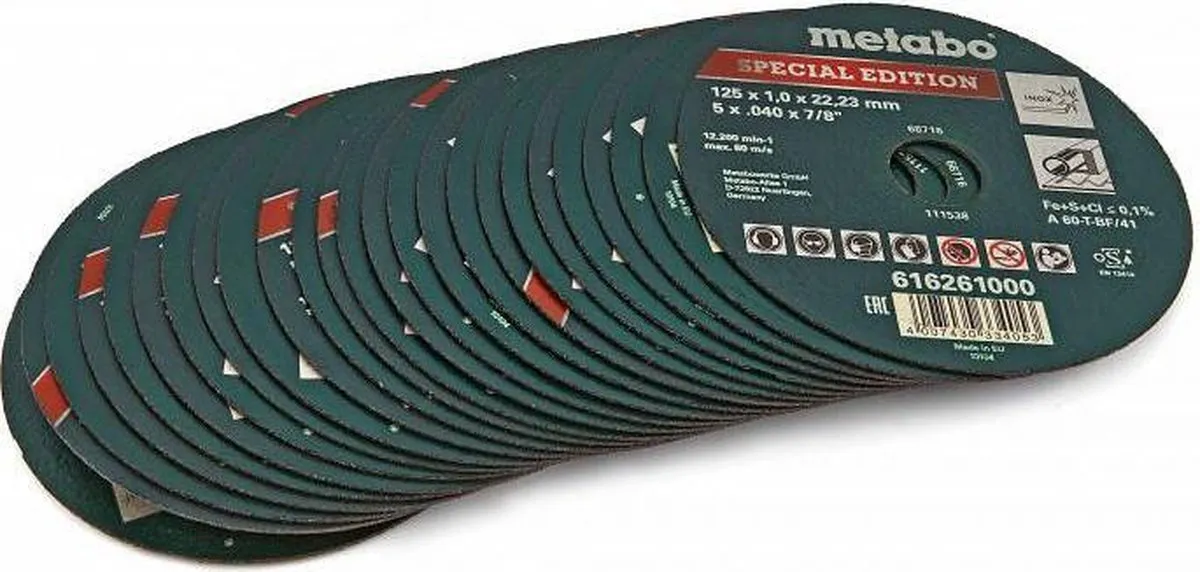 Metabo Snijschijf Inox Special Edition II 125mm
