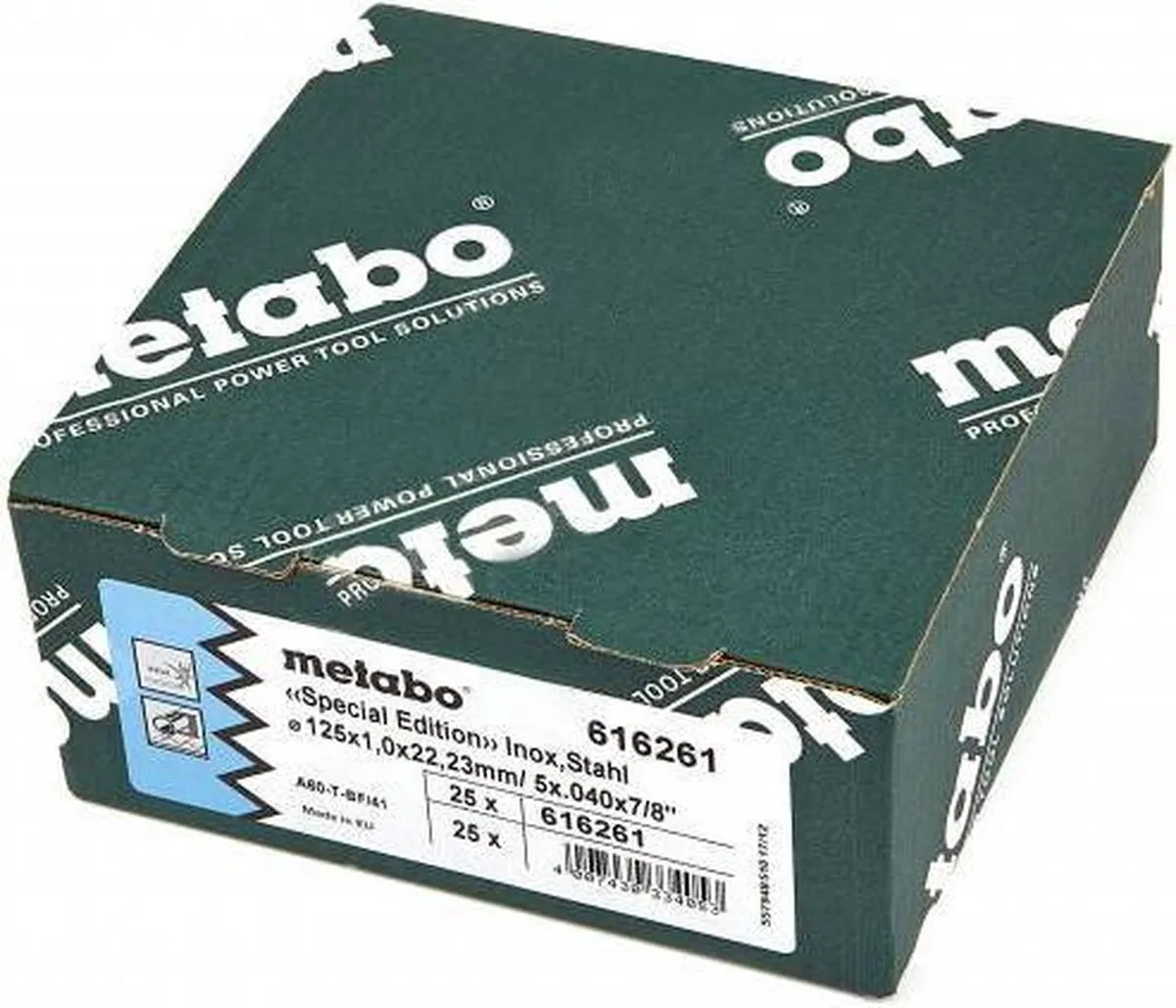 Metabo Snijschijf Inox Special Edition II 125mm - Metaal