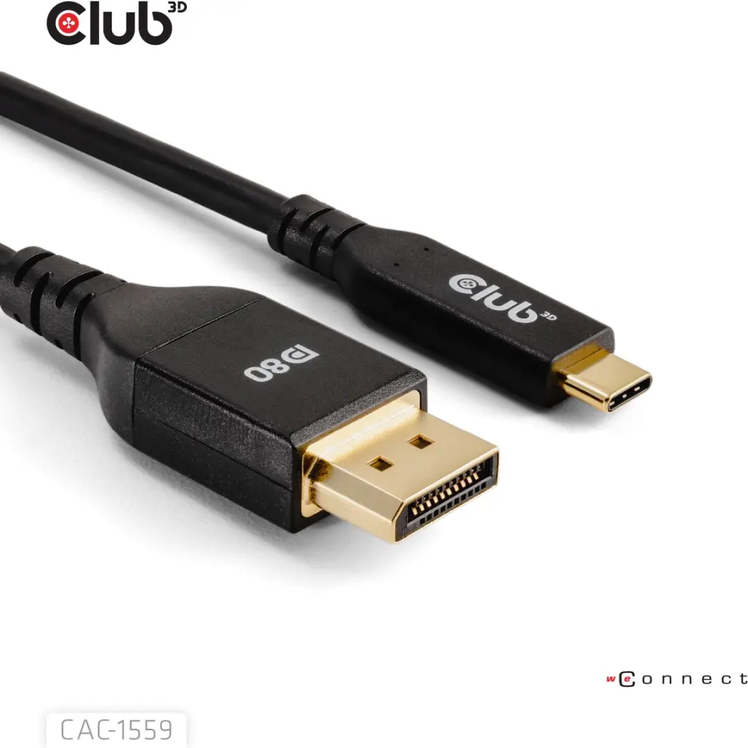 Club 3D USB-C naar DisplayPort Kabel 1m - CAC-1559 - afbeelding 6 van 6