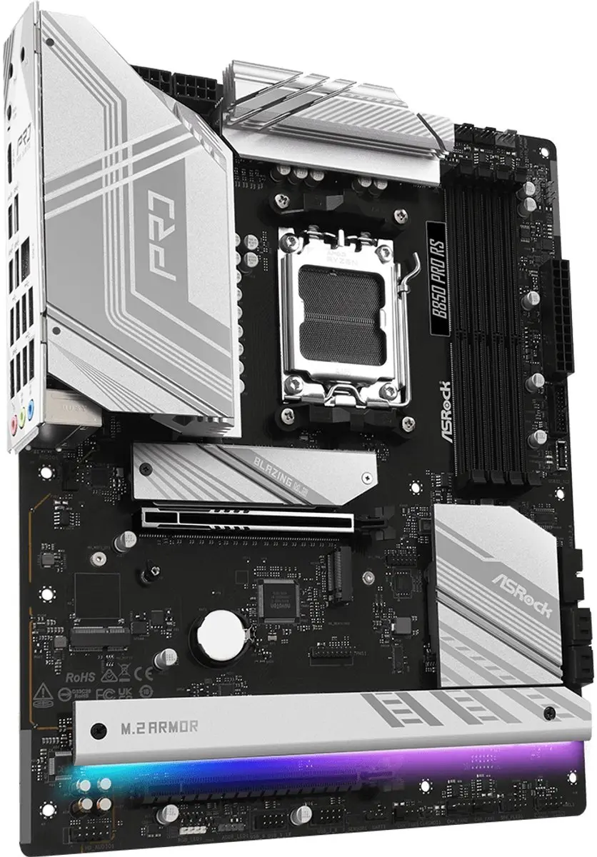 ASRock B850 Pro RS Moederbord - AM5 - DDR5 - ATX