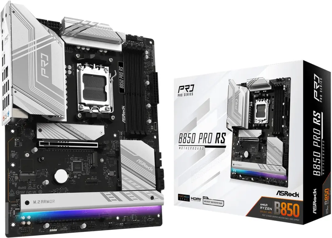 ASRock B850 Pro RS Moederbord