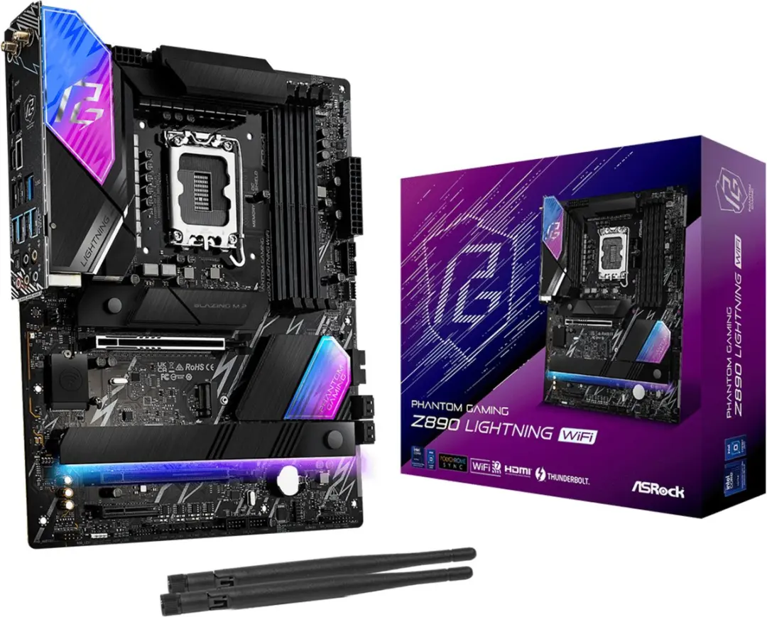 ASRock Z890 Lightning WiFi ATX Moederbord