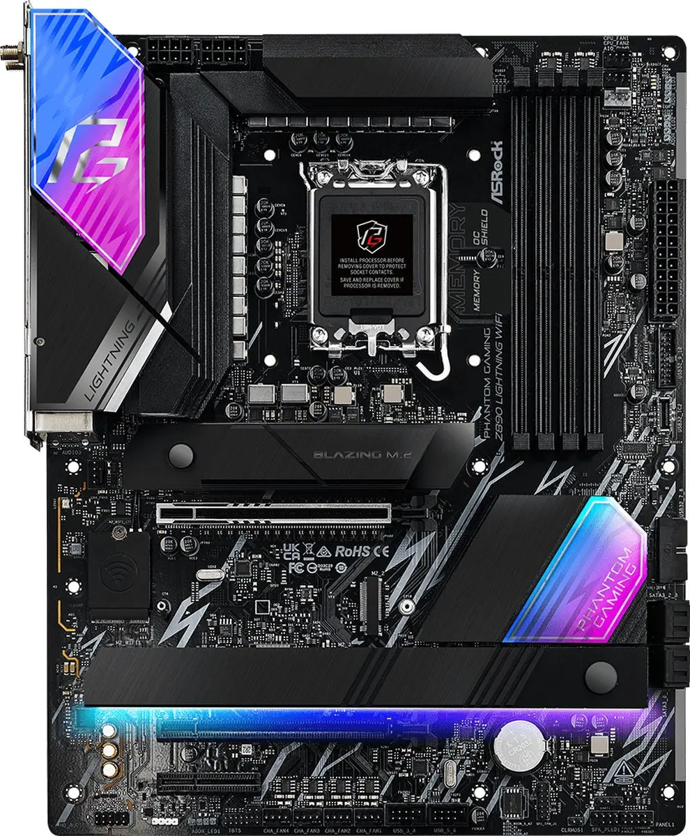 ASRock Z890 Lightning WiFi ATX Moederbord - LGA 1851 - afbeelding 6 van 6