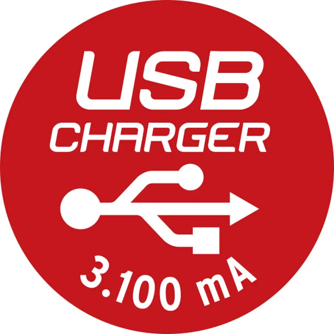Brennenstuhl Premium-Line Stekkerdoos 6x USB - 3m - Zwart