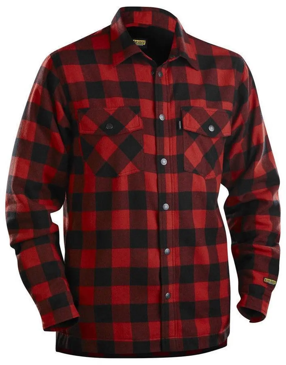 Blåkläder 3225-1131 Overhemd Flanel - Rood/Zwart L