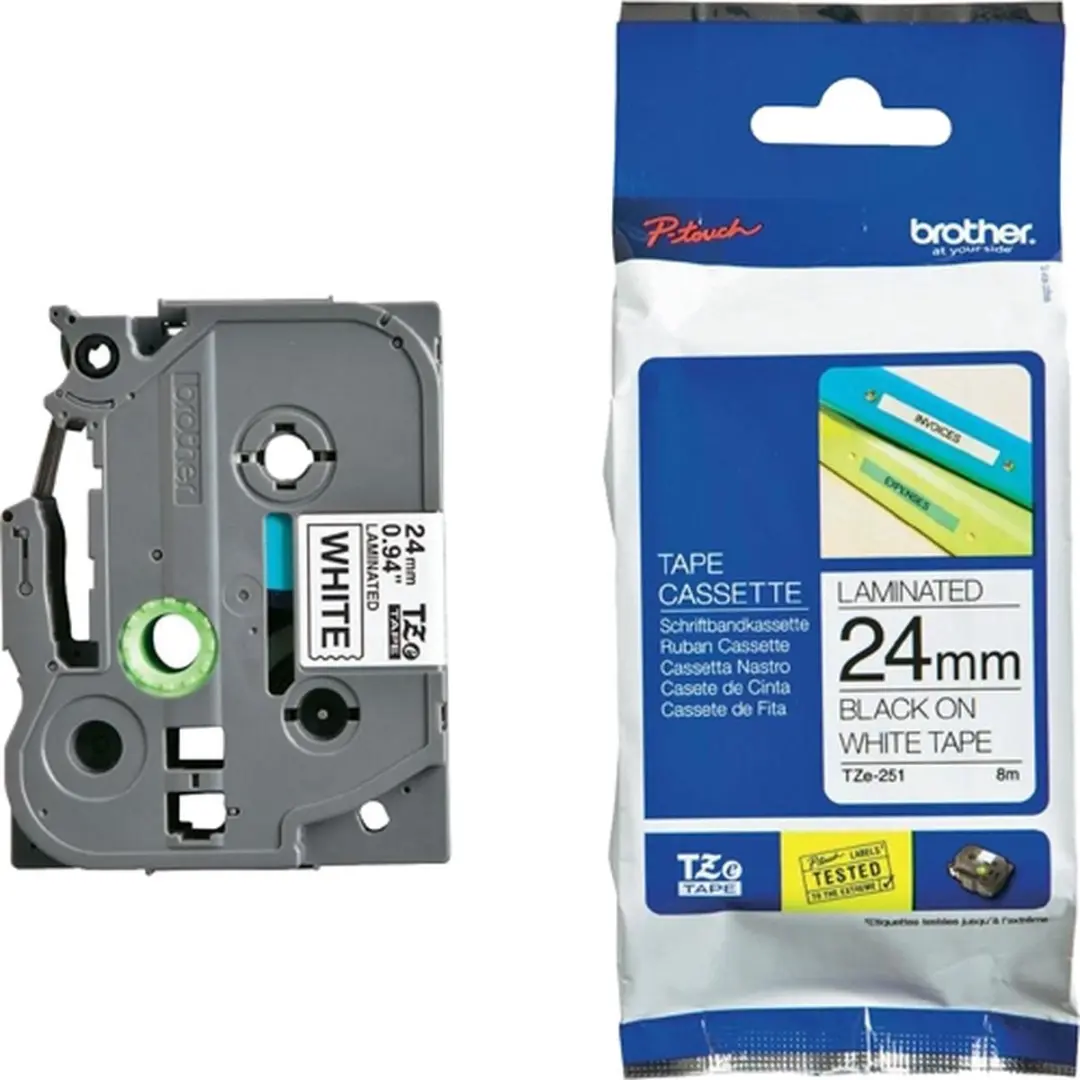 Brother TZe-251 Labelprinter-tape