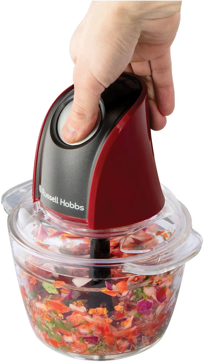 Russell Hobbs Desire Red Mini Hakmolen 350W - 500ml - afbeelding 6 van 6