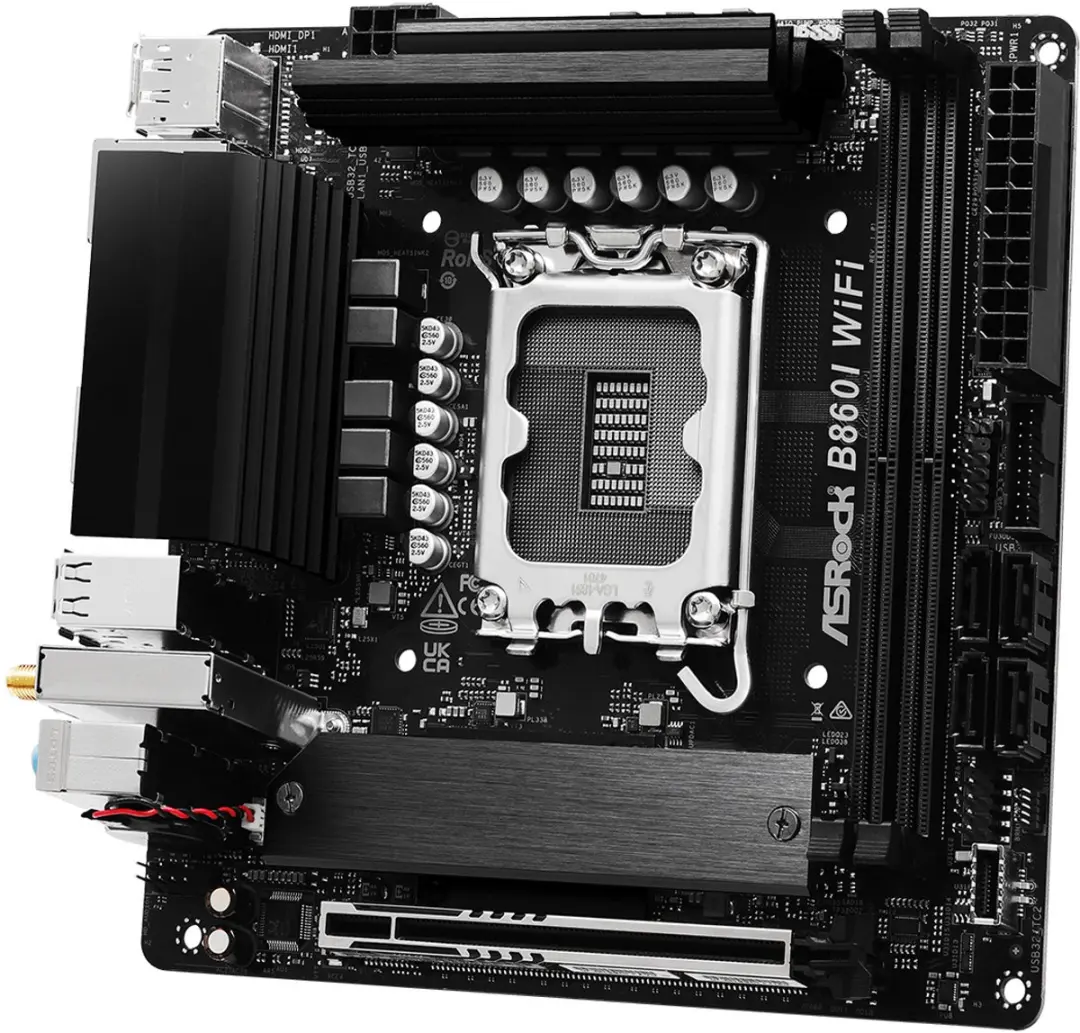 ASRock B860I WiFi B860 LGA 1851 Mini-ITX - 90-MXBQQ-A0UAYZ