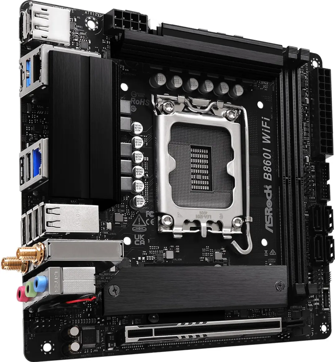 ASRock B860I WiFi B860 LGA 1851 Mini-ITX - 90-MXBQQ-A0UAYZ