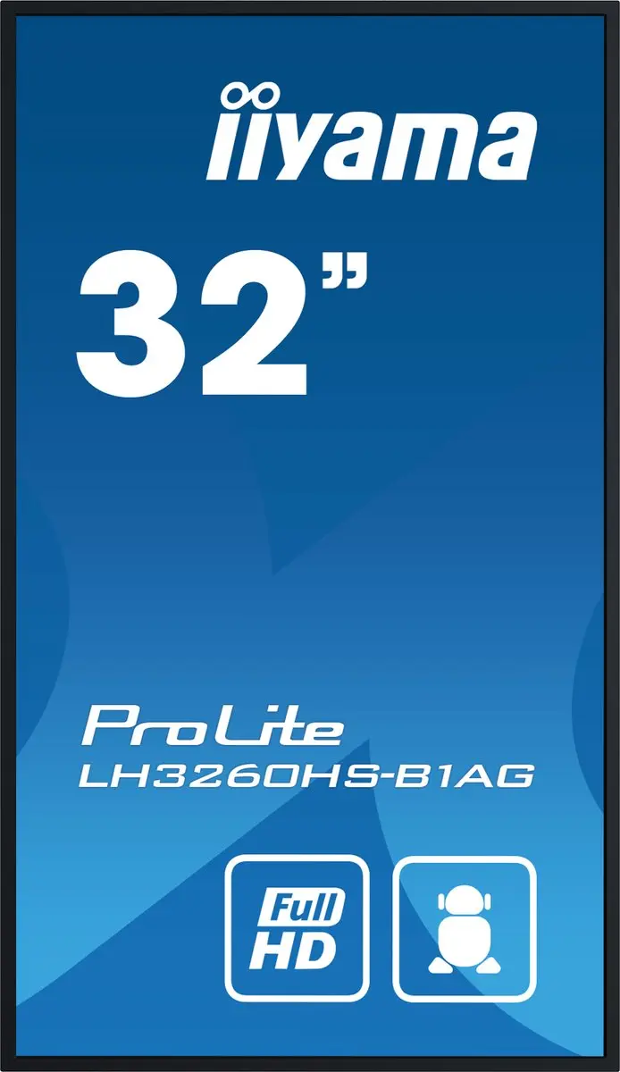 iiyama ProLite LH3260HS-B1AG Digital Signage Display 32" - Zwart