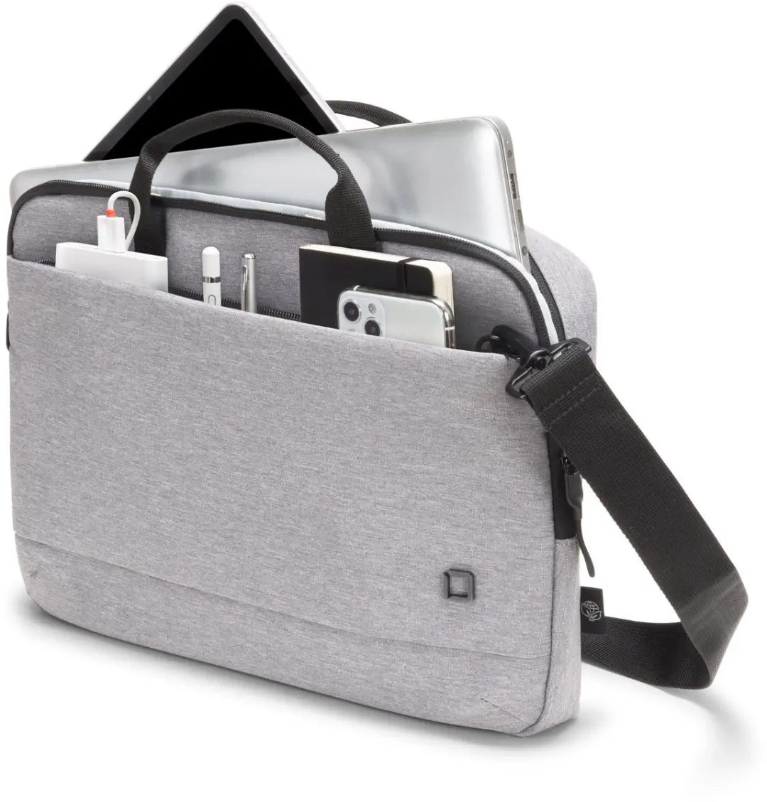 Dicota D31870-RPET Laptoptas 13,3" - Grijs - afbeelding 3 van 6