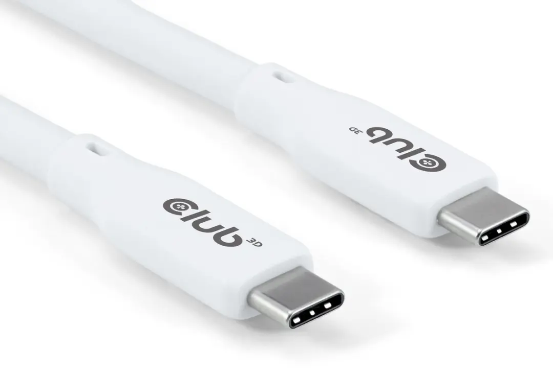Club 3D CAC-3001 USB-C Opladkabel 240W - 2m Wit