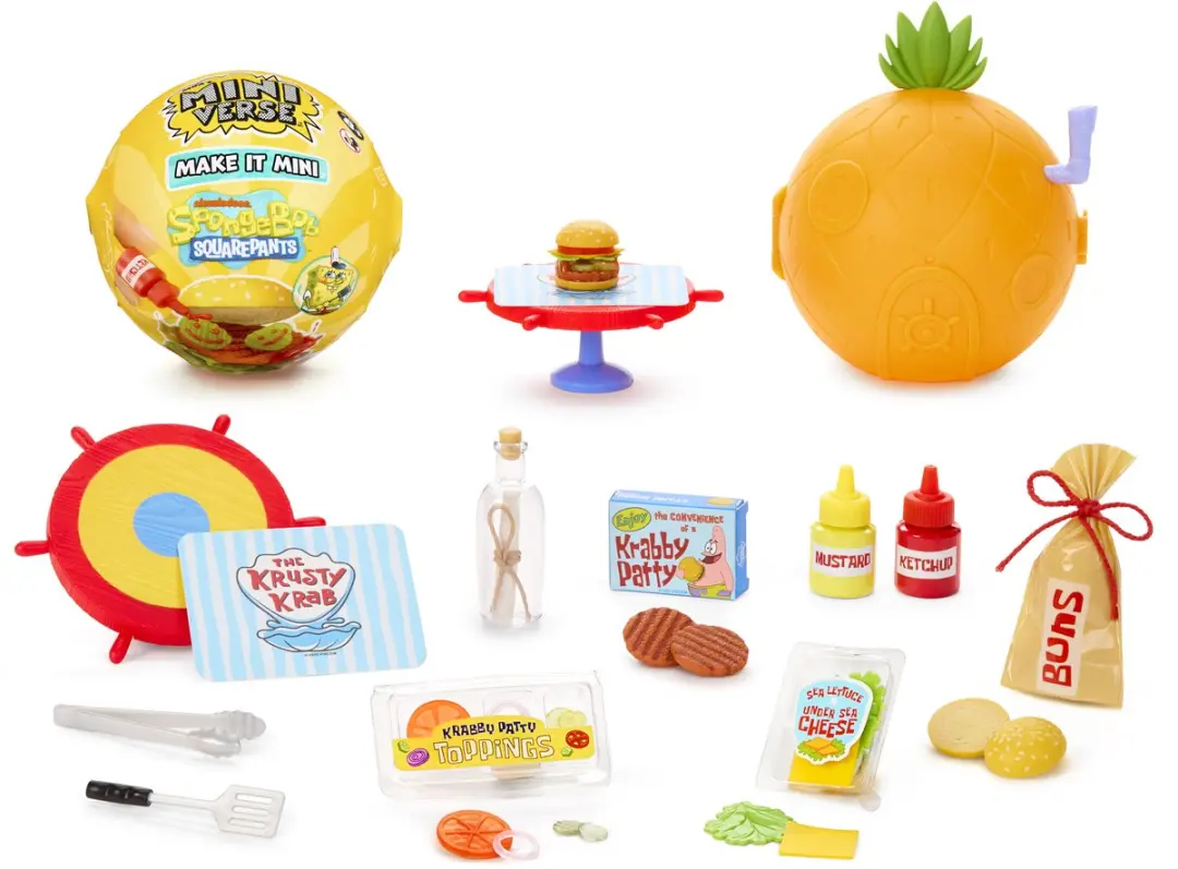 Miniverse SpongeBob SquarePants Knutselset 8-delig