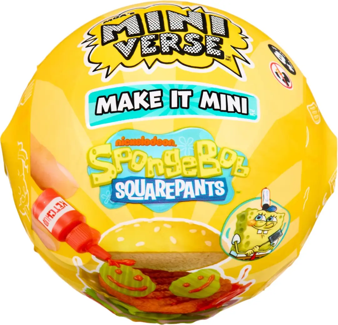 Miniverse SpongeBob SquarePants Knutselset 8-delig - Meerkleurig
