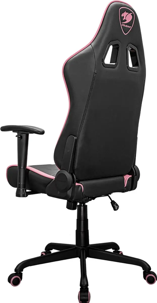 Cougar Armor Elite Gamingstoel - Zwart/Roze - 2D Armleuningen