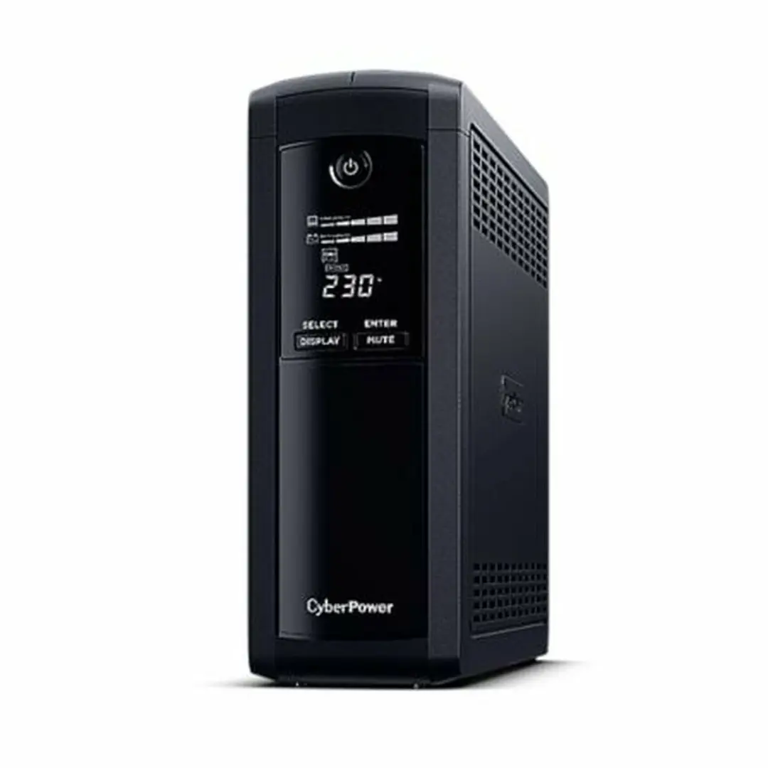 CyberPower VP1200ELCD UPS Line-interactive 720W - 5 Stopcontacten - Zwart