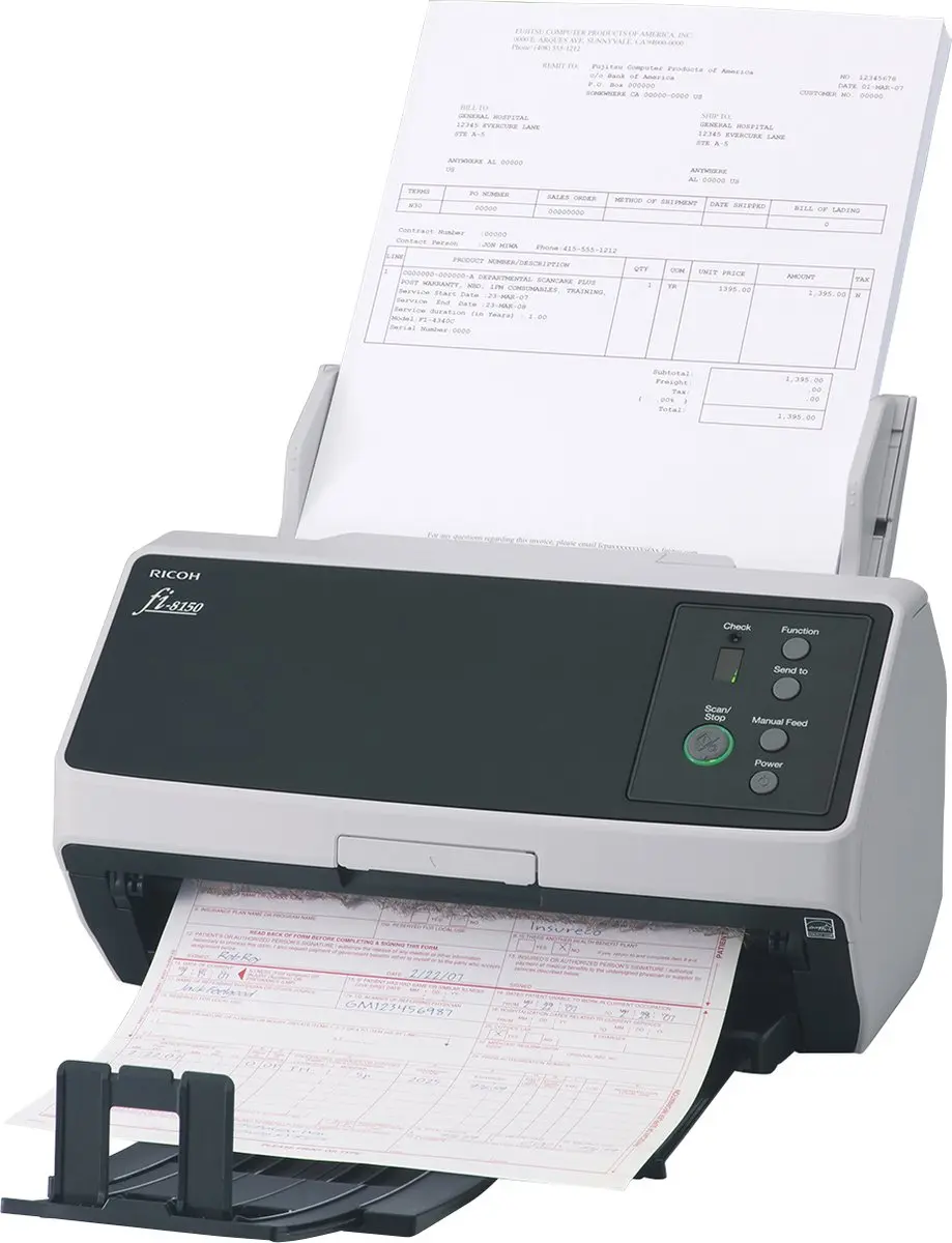 Fujitsu PA03810-B101 Scanner 50ppm - A4 - Zwart/Grijs