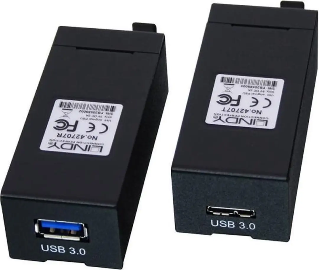 Lindy 42707 AV Extender Zender & Ontvanger - Zwart - afbeelding 6 van 6