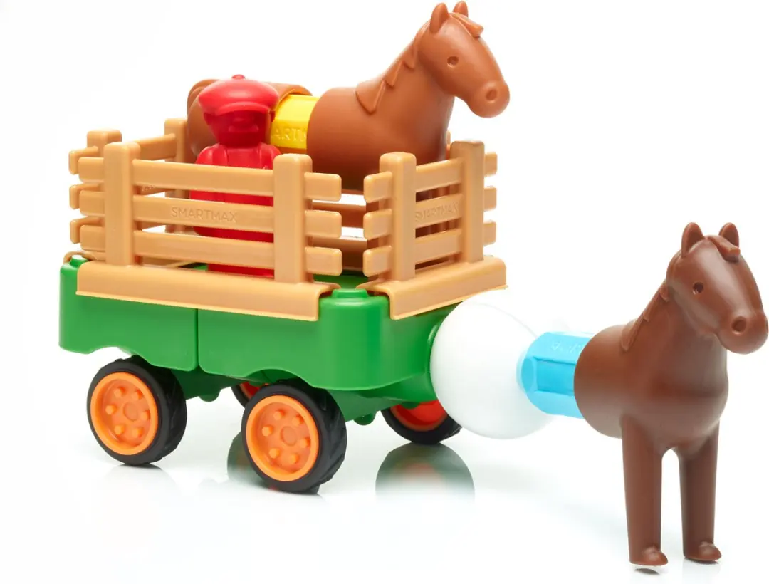 SmartGames SmartMax My First Tractor Set - Magnetisch Bouwset 22-delig