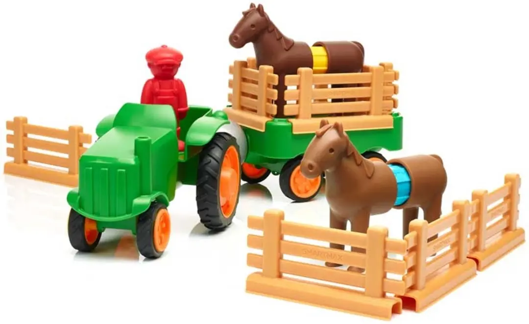 SmartGames SmartMax My First Tractor Set - Magnetisch Bouwset 22-delig - afbeelding 6 van 6