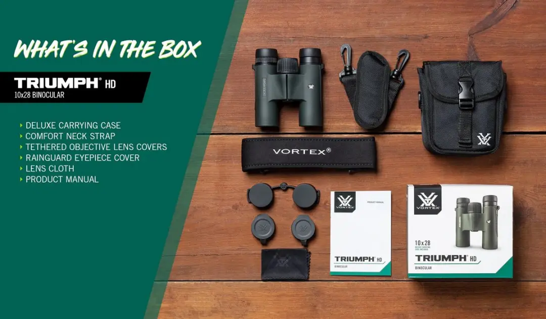 Vortex Triumph HD 10x28 Verrekijker - afbeelding 4 van 6