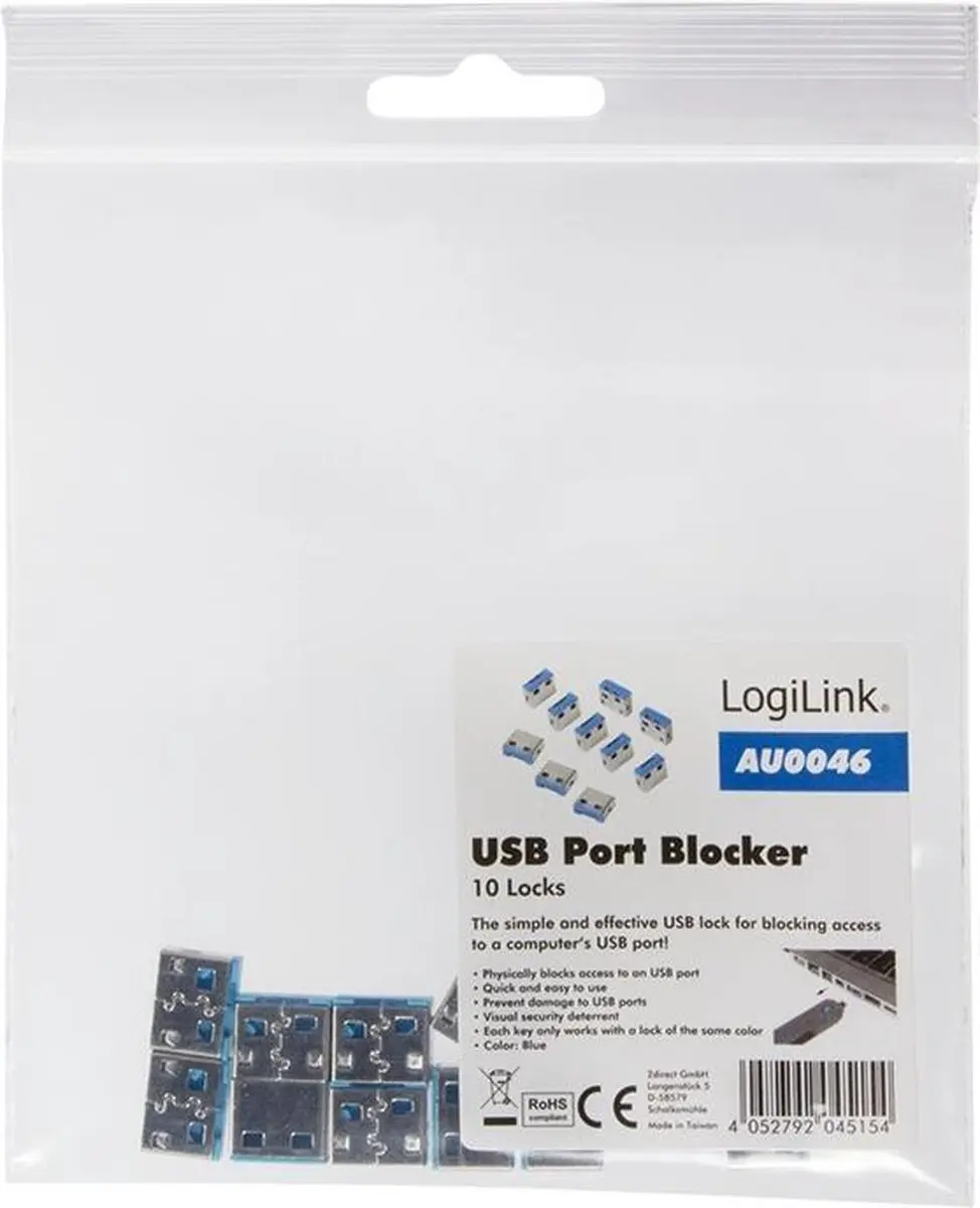 Logilink AU0046 Toetsenbordaccessoire - Blauw