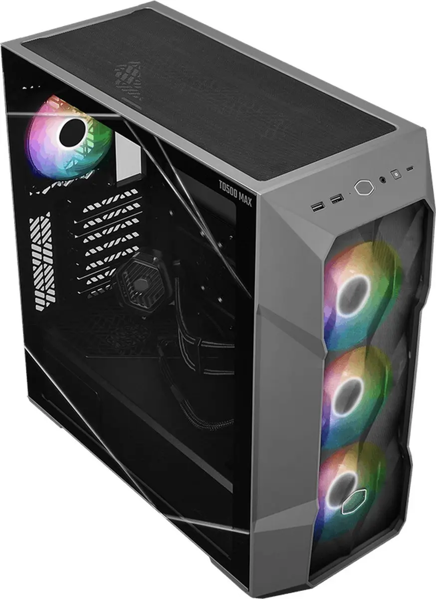 Cooler Master TD500 Max Behuizing - 360mm AiO & 850W PSU
