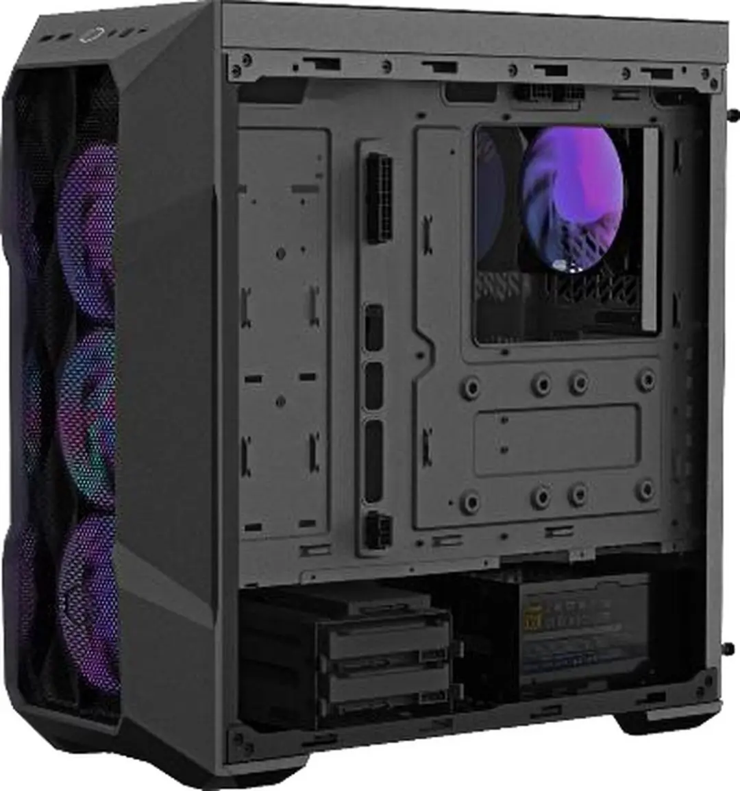 Cooler Master TD500 Max Behuizing - 360mm AiO & 850W PSU
