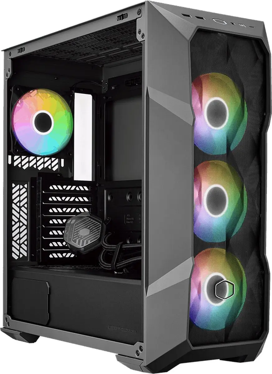 Cooler Master TD500 Max Behuizing - 360mm AiO & 850W PSU