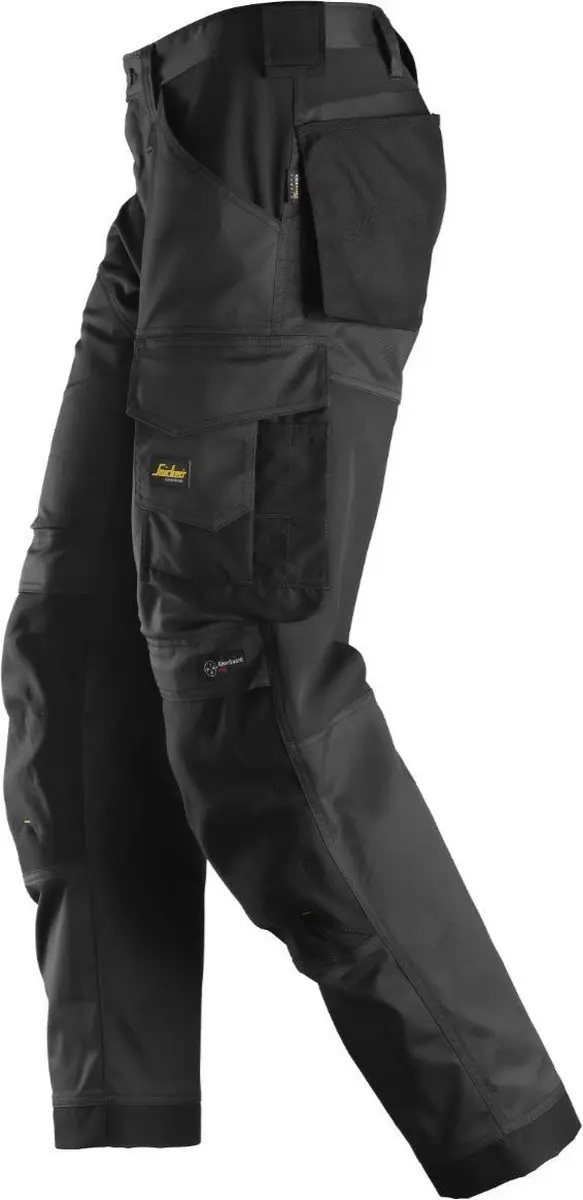 Snickers 6351 Stretch Werkbroek Loose Fit - Zwart