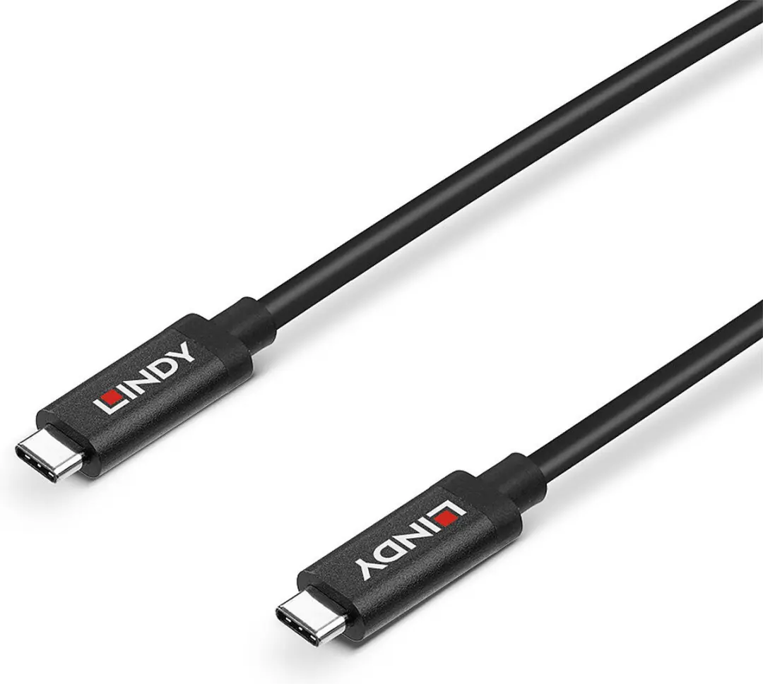 Lindy USB 3.2 Gen2 USB-C naar USB-C Kabel 3m - Zwart