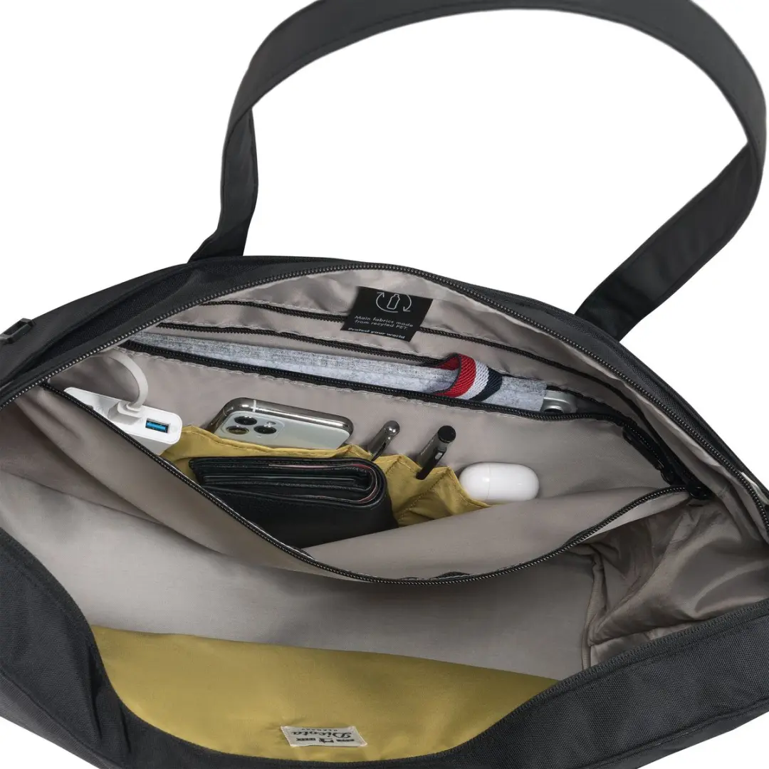 Dicota D31977-RPET Laptoptas 14 inch - Zwart - afbeelding 2 van 6