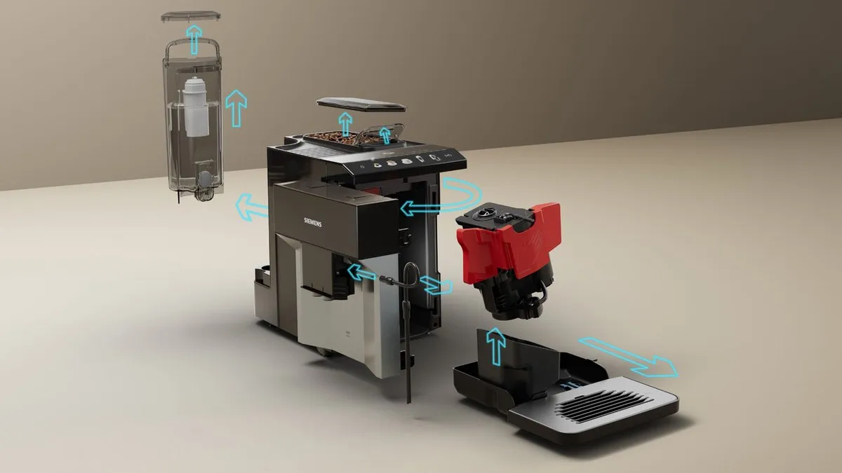 Siemens EQ500 TP511R01 Espressomachine - Licht zilver