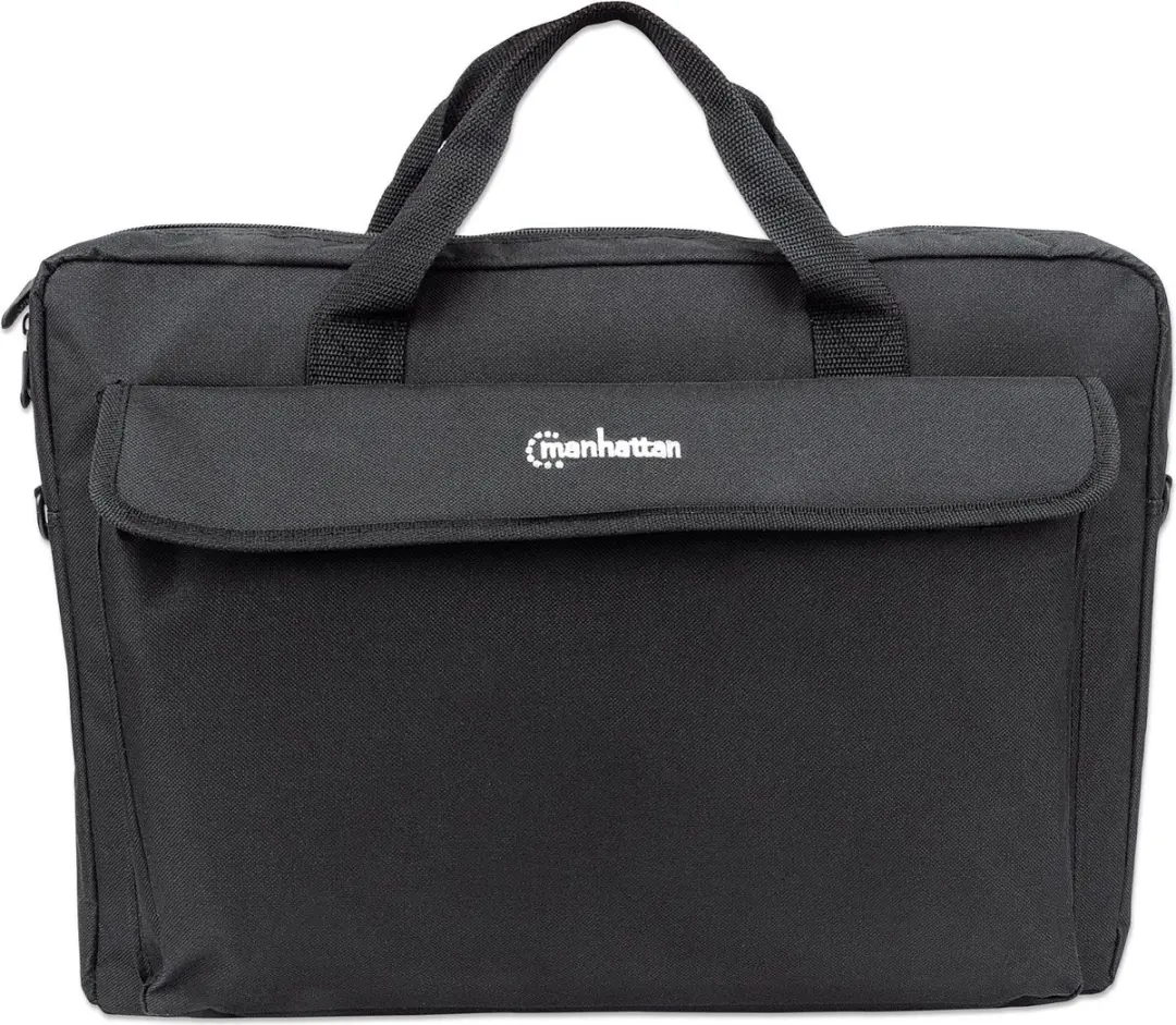 Manhattan London Notebook Tas 17 inch - Zwart