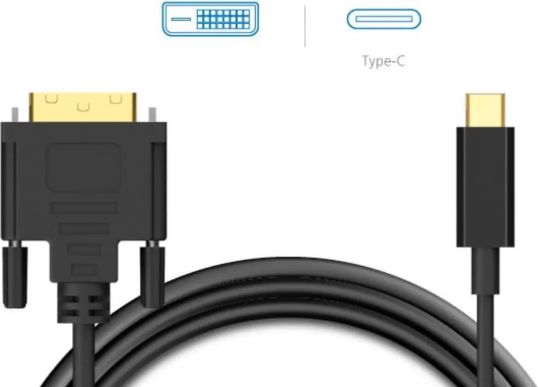 Akasa Type C naar DVI-D Adapterkabel 1.8m
