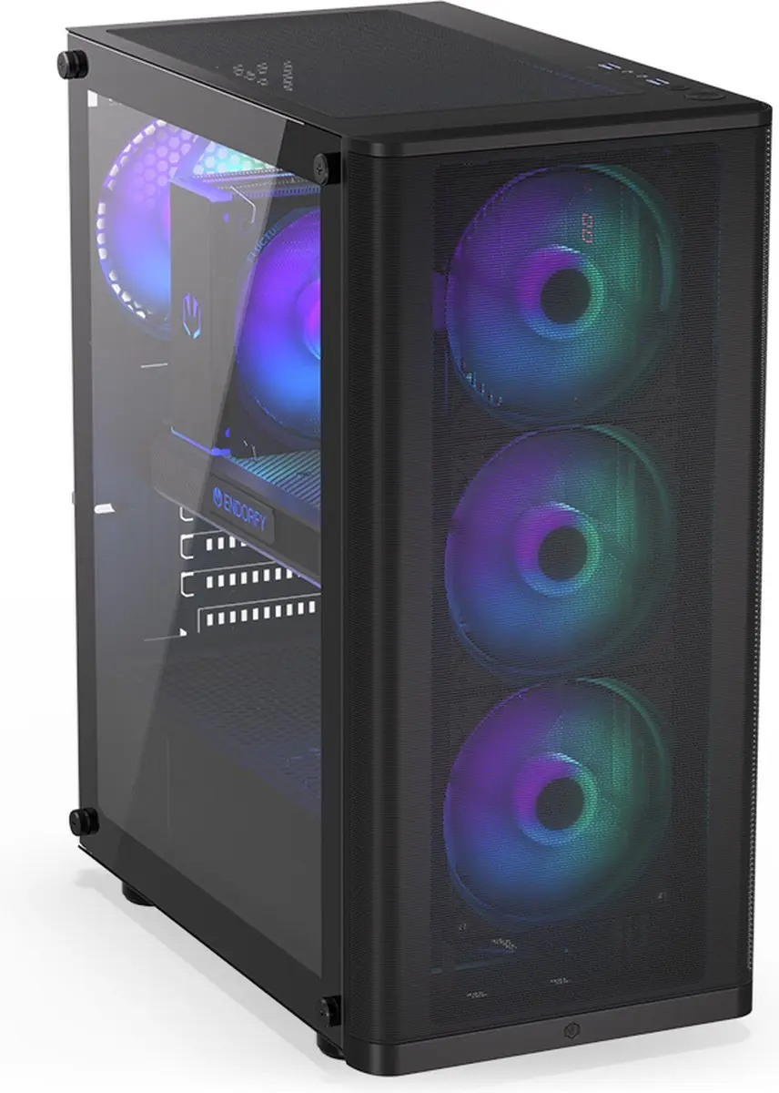 Endorfy Ventum 200 ARGB Full Tower EY2A014 - Zwart